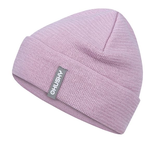 HUSKY Children's merino cap HUSKY Merhat 6 light purple