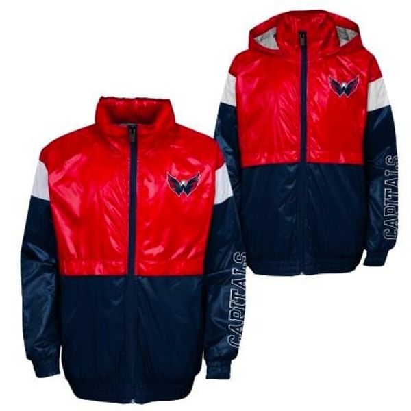 Outerstuff Children's Outerstuff Jacket GOAL LINE STANCE FZ WINDBREAKE WASHINGTON CAPITALS