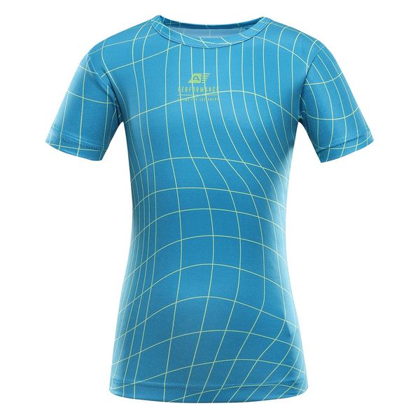 ALPINE PRO Children's quick-drying T-shirt ALPINE PRO BASIKO neon atomic blue variant pa