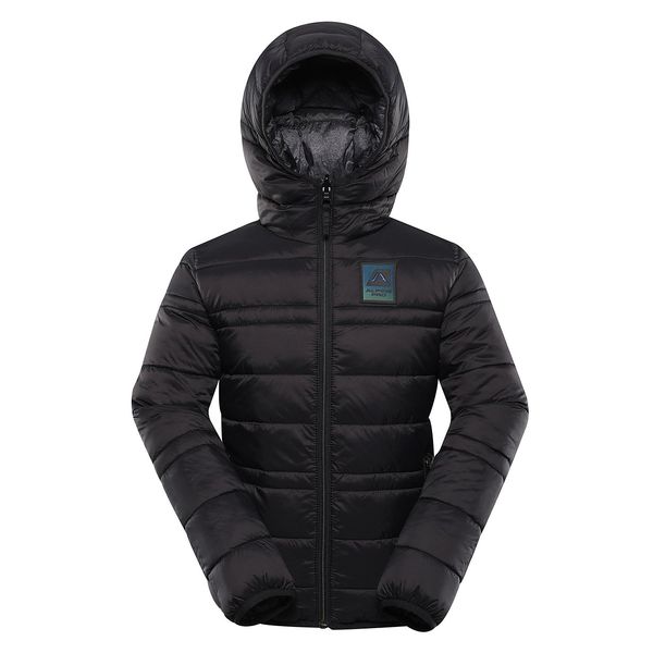 ALPINE PRO Children's reversible jacket hi-therm ALPINE PRO DOUWO black variant pb