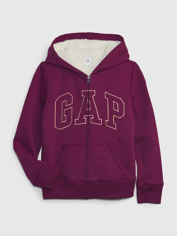GAP Children's Sherpa Sweatshirt with GAP Logo - Girls