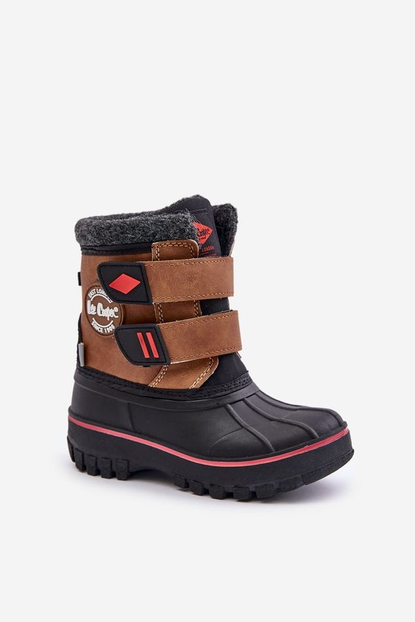 Lee Cooper Children's snow boots with Velcro Lee Cooper Camel