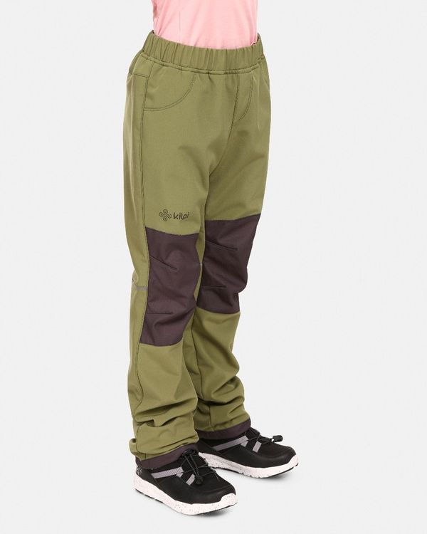 Kilpi Children's softshell pants Kilpi RIZO-J Green