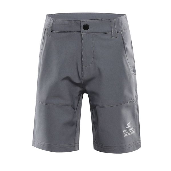 ALPINE PRO Children's softshell shorts ALPINE PRO BAKO smoked pearl