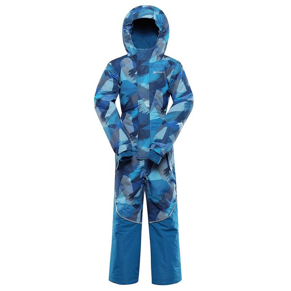 ALPINE PRO Children's suit with ptx snow membrane ALPINE PRO KIREMO neon atomic blue variant pb