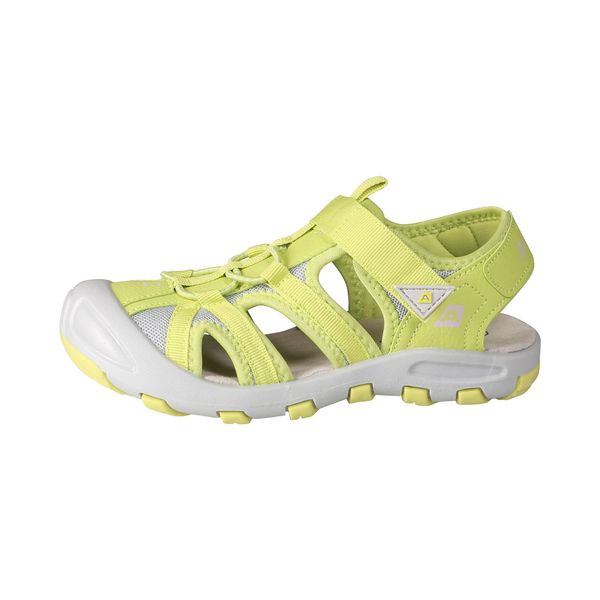 ALPINE PRO Children's summer shoes ALPINE PRO MONERO neon safety yellow