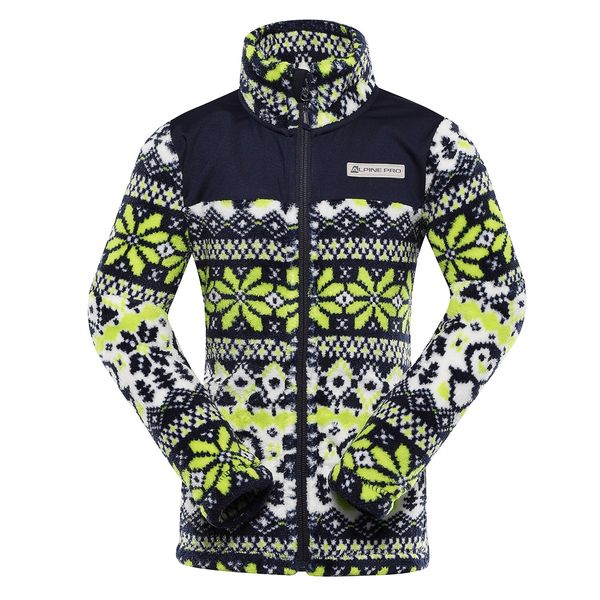 ALPINE PRO Children's sweatshirt supratherm ALPINE PRO EFLINO lime green variant pd