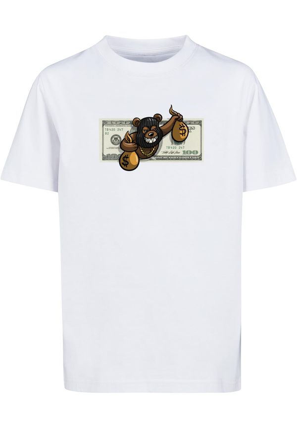 Mister Tee Children's T-shirt Money Bear white