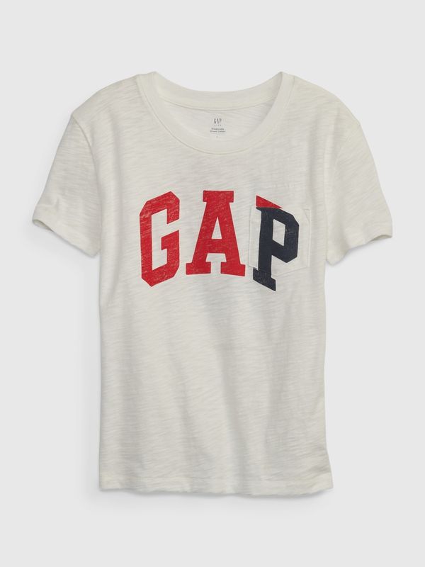 GAP Children's T-shirt organic logo GAP - Girls