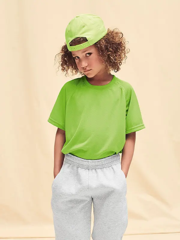 Fruit of the Loom Children's T-shirt Performance 610130 100% Polyester 140g