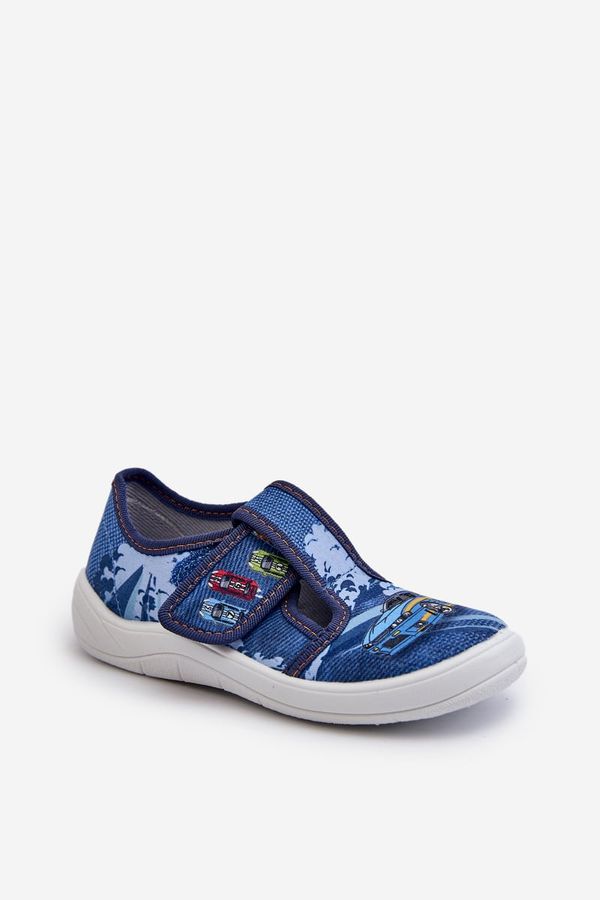 Kesi Children's Velcro slippers Befado Blue