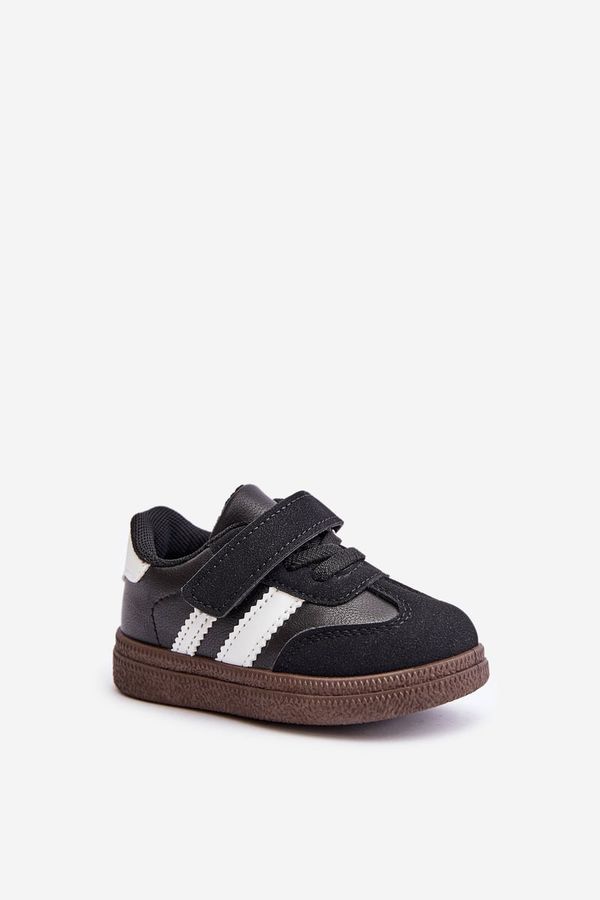 Kesi Children's Velcro sneakers - black Tromella