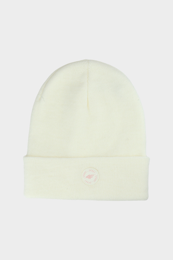 4F Children's Winter Hat 4F Cream 4FJWAW24