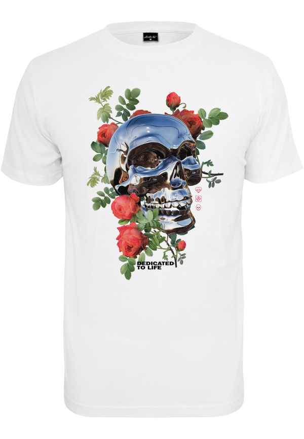 MT Men Chrome T-shirt Skull White