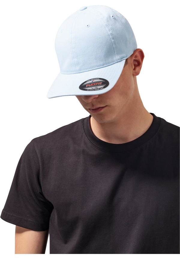 Flexfit Clothing Flexfit washed cotton daddy's hat light blue