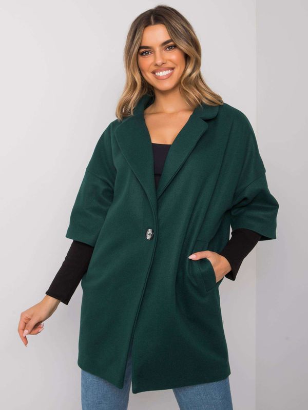 RUE PARIS Coat CHA-PL-0409.30X-dark green