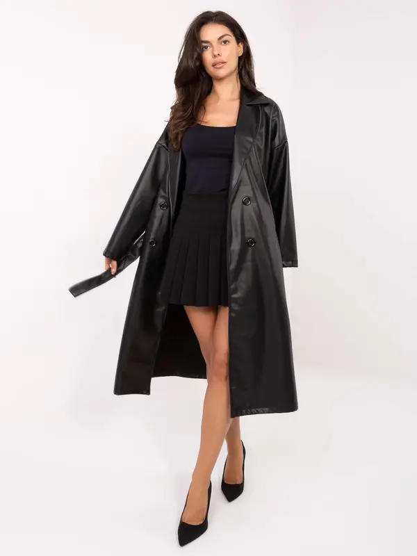 RUE PARIS Coat-IT-EN-A8393.81-black