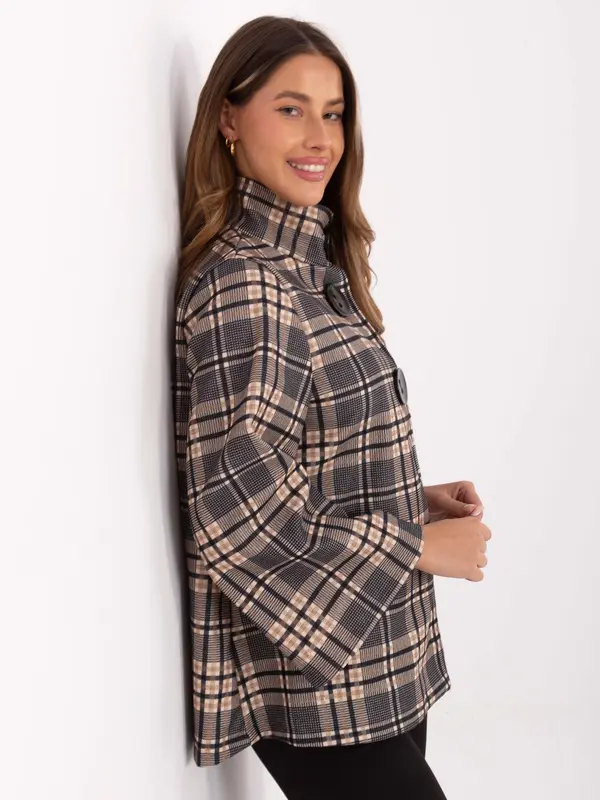 Italy Moda Coat-IT-PL-31820-2.21P-black