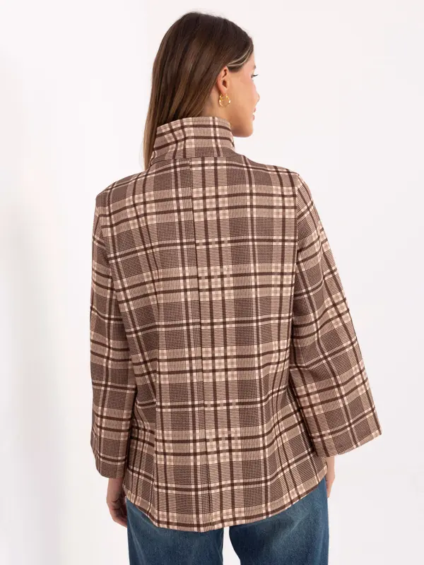 Italy Moda Coat-IT-PL-31820-2.21P-brown