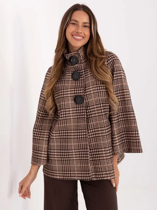 Italy Moda Coat-IT-PL-31820.25-brown