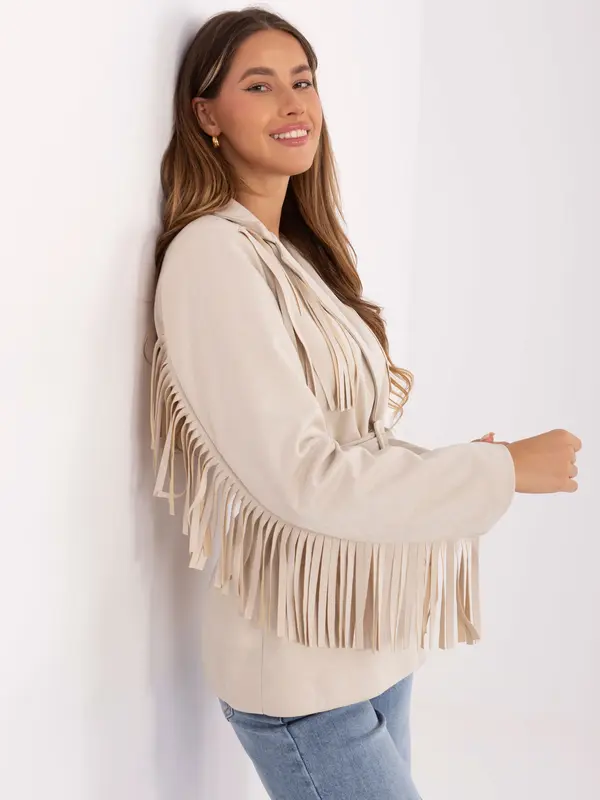 RUE PARIS Coat-IT-PL-5792.33-light beige