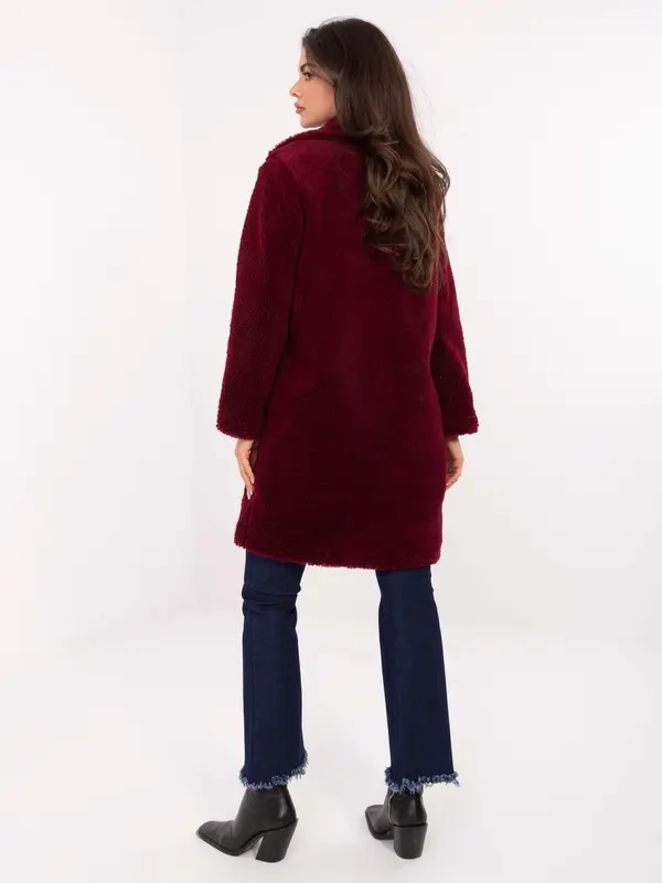 Factory Price Coat-IT-PL-88121.01P-burgundy