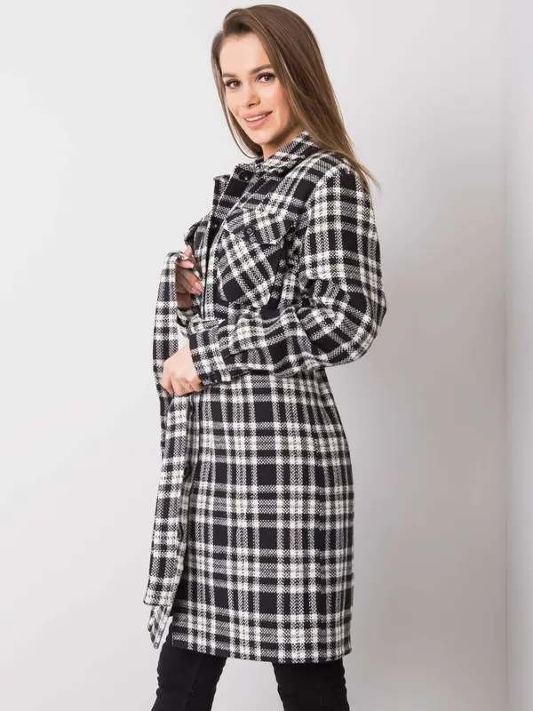 LAKERTA Coat-LK-PL-508342-1.67-black-white