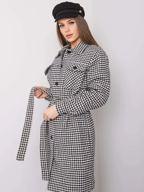 LAKERTA Coat-LK-PL-508342.98P-white-black