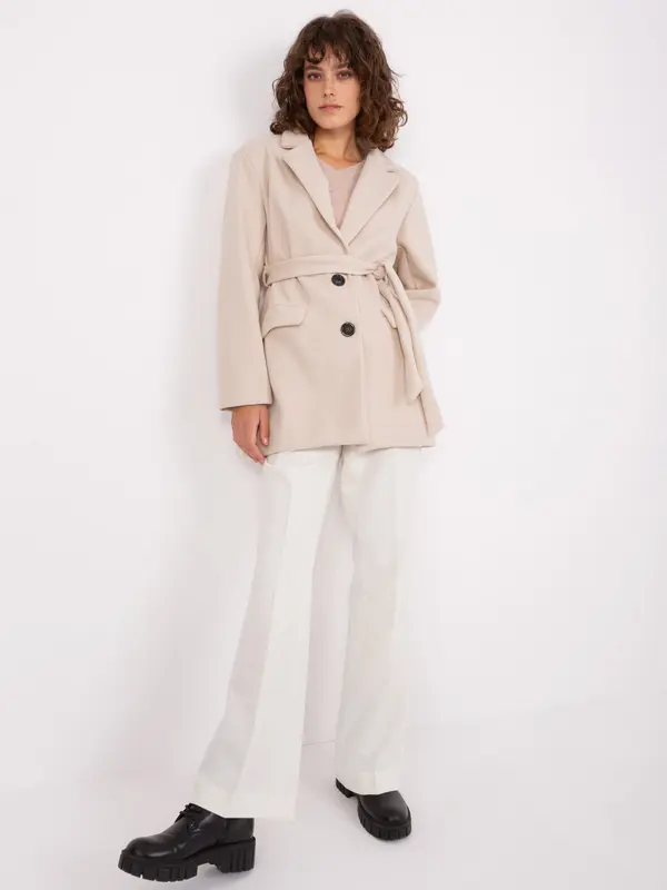 Och Bella Coat TW-PL-BI-2022320.01X-light beige