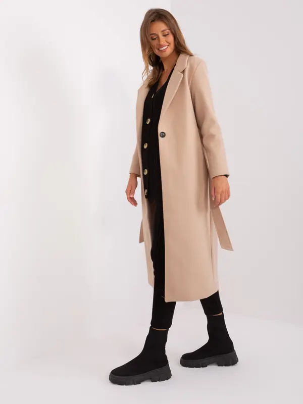 Och Bella Coat TW-PL-BI-5312-1.31-beige