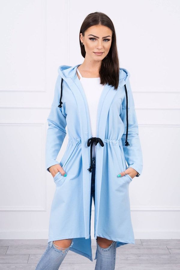 Kesi Coat with a longer azure back