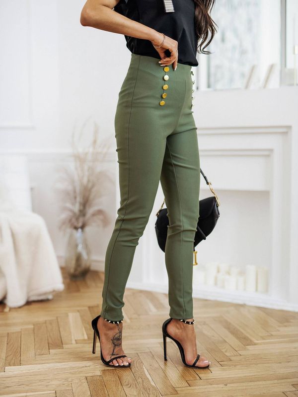 Cocomore Cocomore khaki leggings cmgLG1267.R69