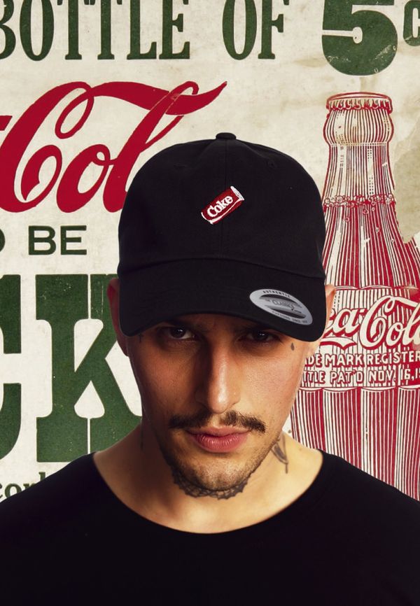 Merchcode Coke Can Dad Cap Black