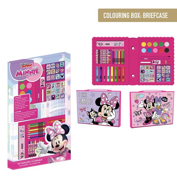 MINNIE COLOURING STATIONERY SET BOX MINNIE