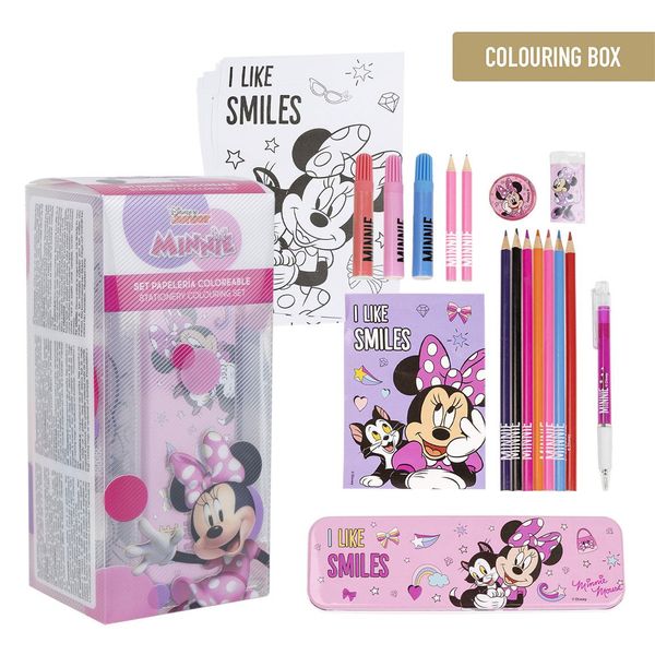 MINNIE COLOURING STATIONERY SET MINNIE