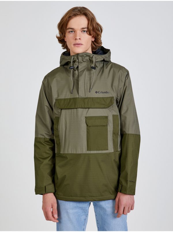 Columbia Columbia Buckhollow Green Men's Winter Anorak with Hood - Men