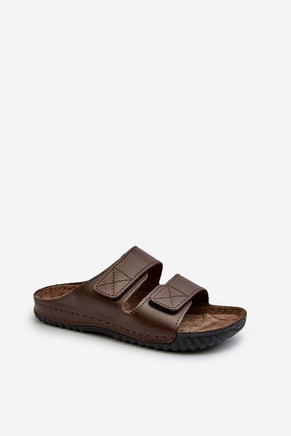 Inblu Comfortable Men's Flip-Flops with Velcro Straps Inblu