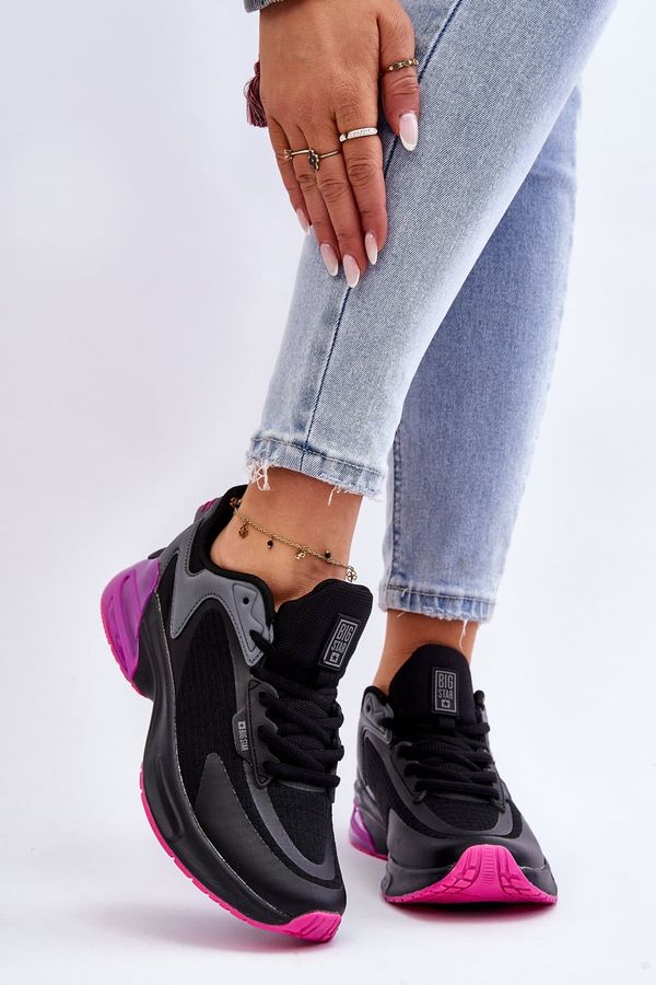 BIG STAR SHOES Comfortable Sports Shoes Memory Foam System Big Star LL274335 Black