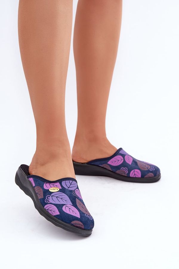 Inblu Comfortable Women's Slippers with Leaves Inblu