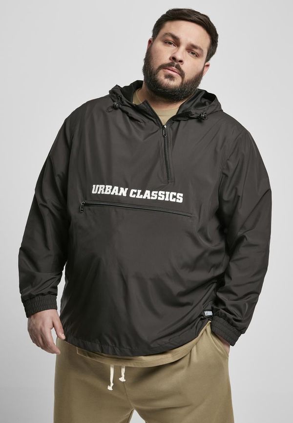 UC Men Commuter Pull Over Jacket Black