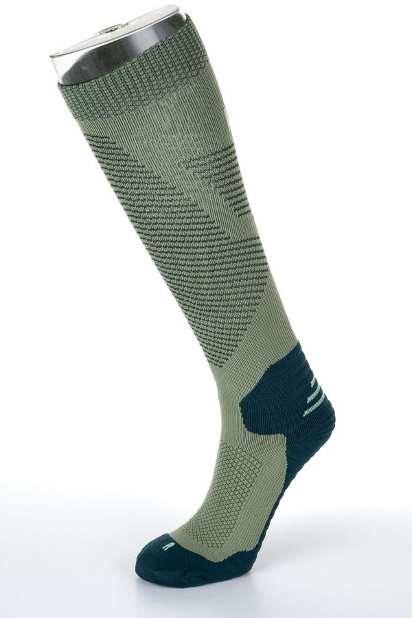 Kilpi Compression knee-high socks Kilpi COMPRESS-U Khaki