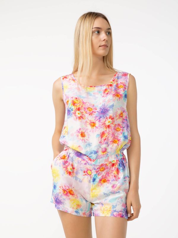 Conte Conte Woman's Playsuits & Jumpsuits Floral-White