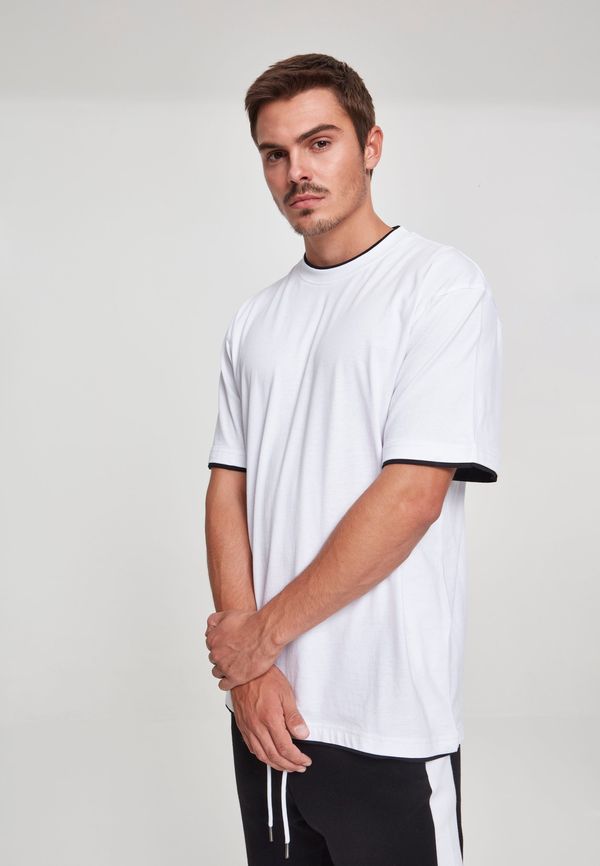 Urban Classics Contrasting wht/blk t-shirt