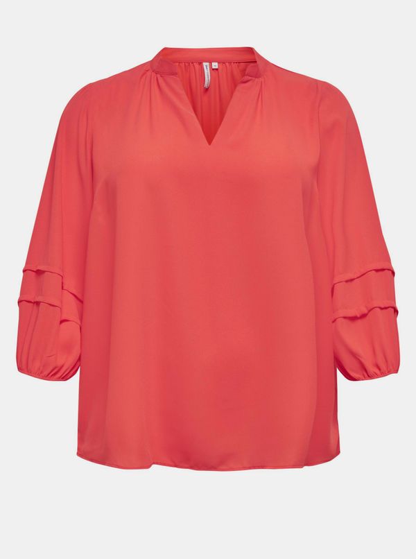 Only Coral blouse ONLY CARMAKOMA Tinga