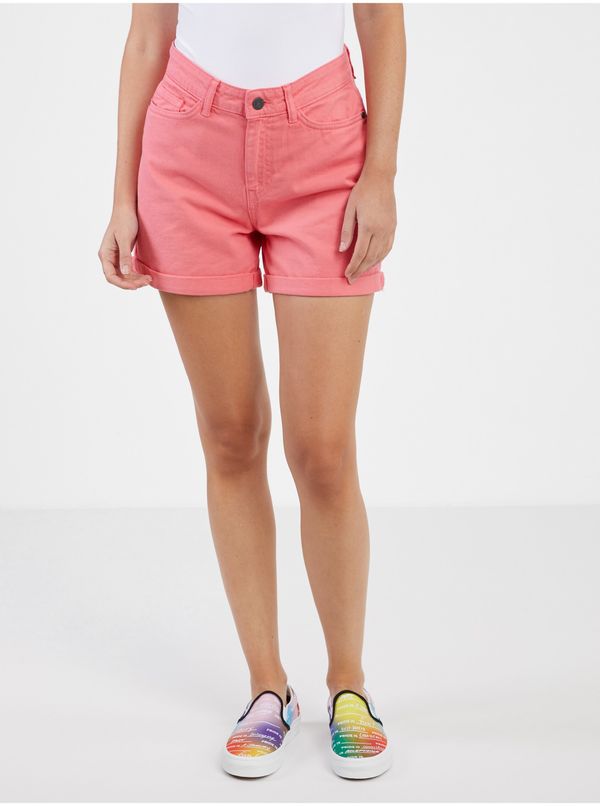 Noisy May Coral denim shorts Noisy May Smiley - Women