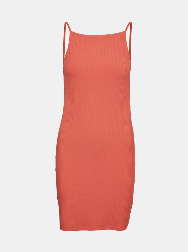 Noisy May Coral Women Ribbed Sheath Dress Noisy May Edda - Women