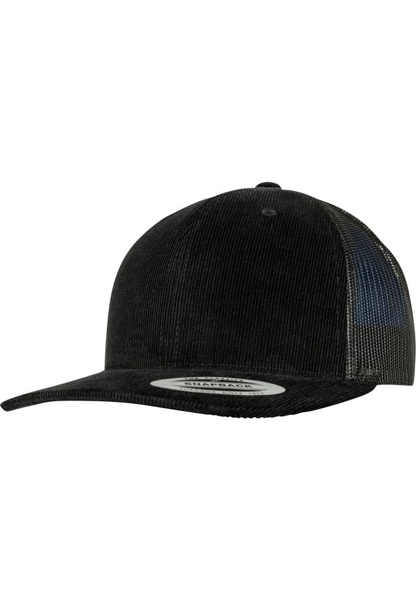 Flexfit Corduroy Retro Trucker Black