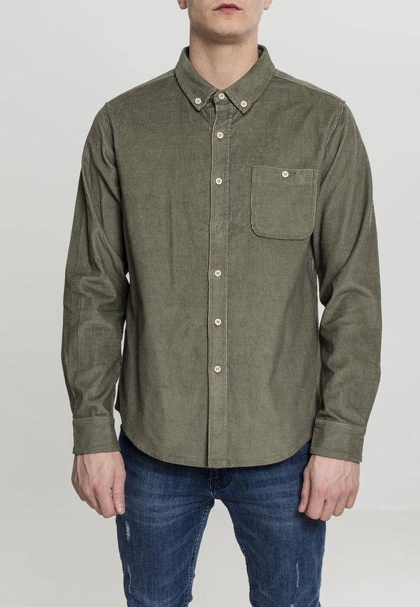 UC Men Corduroy shirt olive