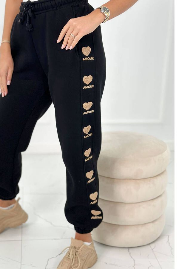 Kesi Cotton pants Amour black