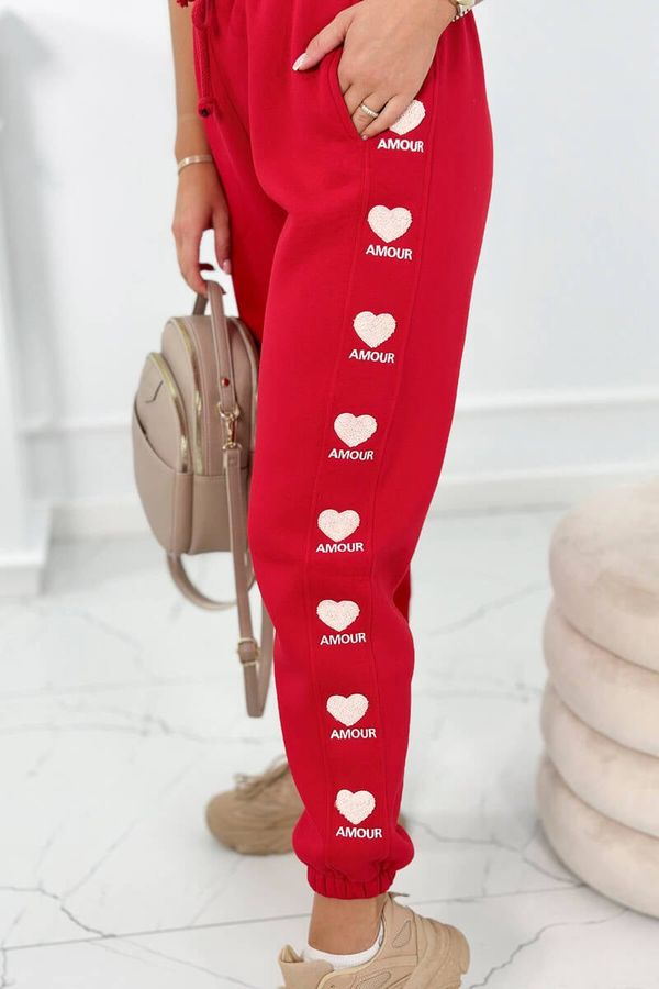 Kesi Cotton pants Amour red